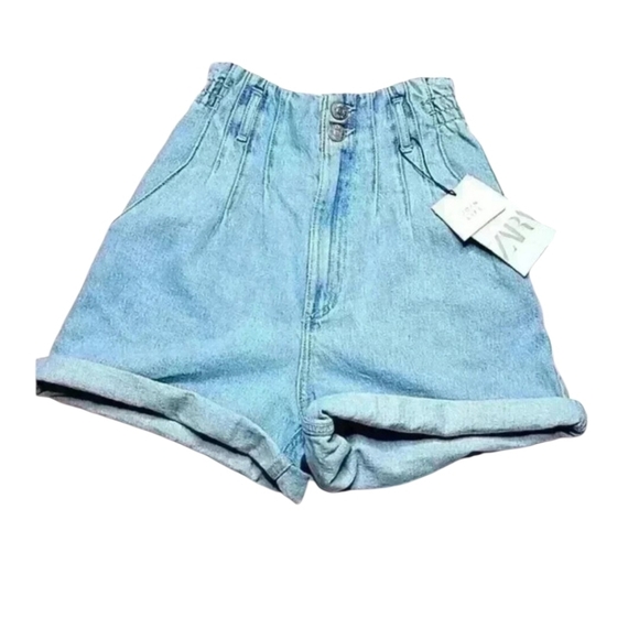 Pants - Zara High Rise Denim Shorts